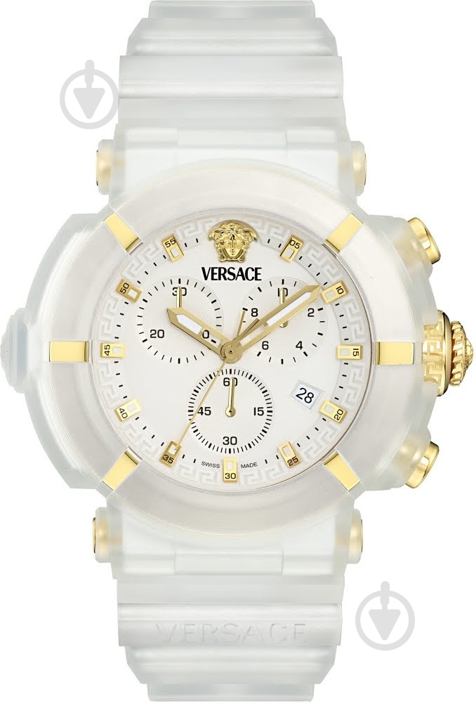 Наручные часы Real Active Chrono Versace white (Vre0l00525) - фото 1 Наручные часы Real Active Chrono Versace white (Vre0l00525) - фото 1