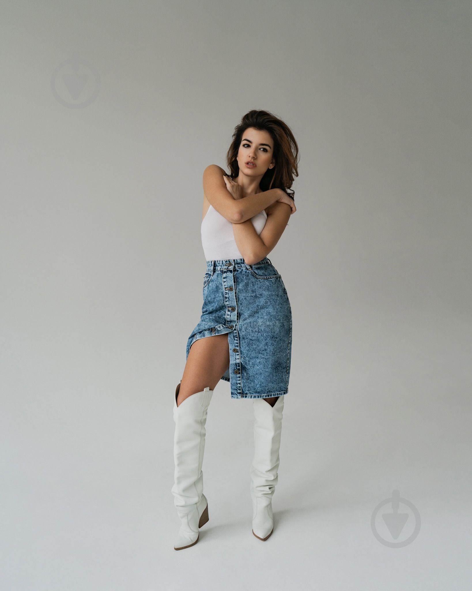 Юбка Why Not Denim SB3 SB3 р. M синий - фото 1