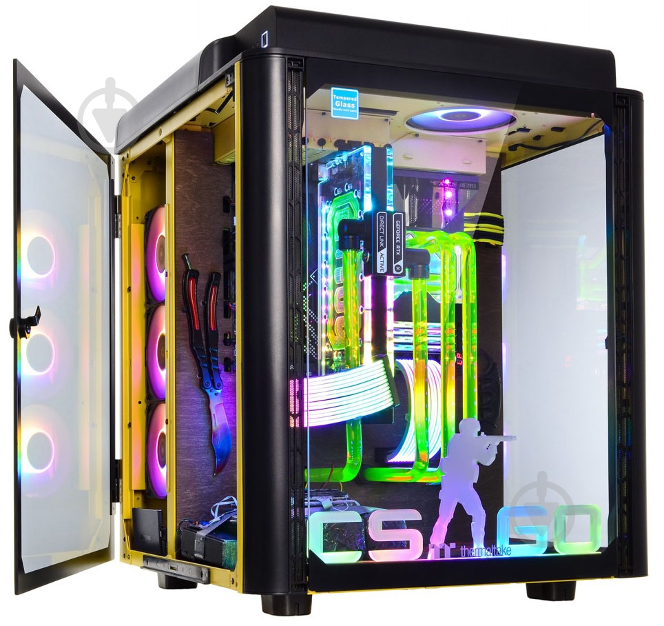 Компьютер Artline Gaming BOMB (BOMBv02) black/dark blue - фото 4 Компьютер Artline Gaming BOMB (BOMBv02) black/dark blue - фото 4