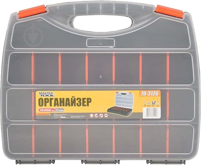 Органайзер для дрібних деталей MASTERTOOL 79-3126 - фото 1 Органайзер для дрібних деталей MASTERTOOL 79-3126 - фото 1
