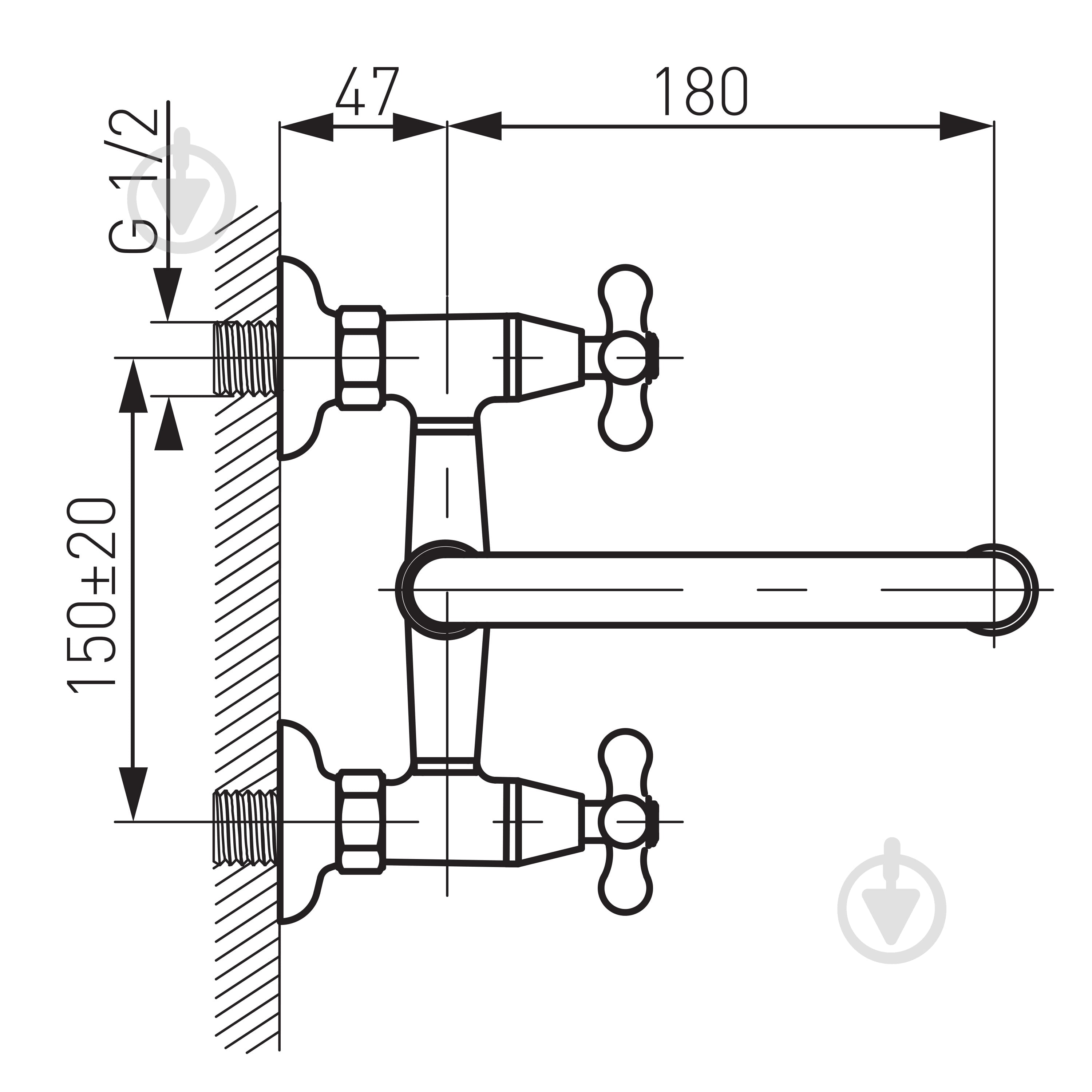 Смеситель для кухни Ferro Retro XR3 - фото 2