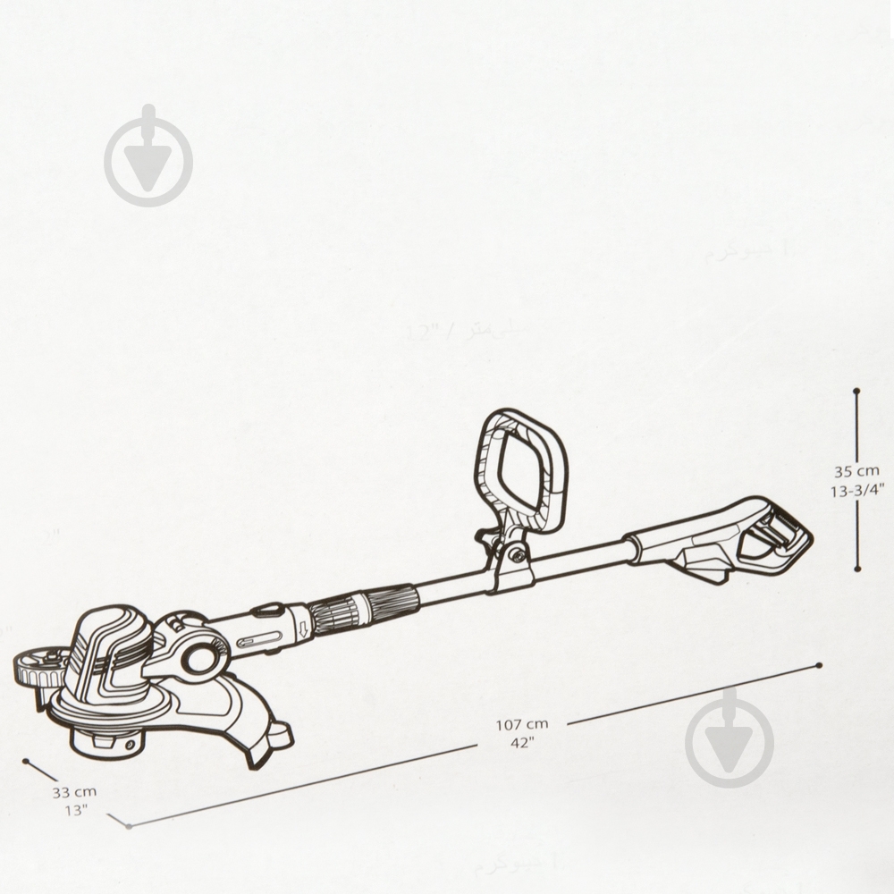 Триммер аккумуляторный Crown CT29012HX - фото 3