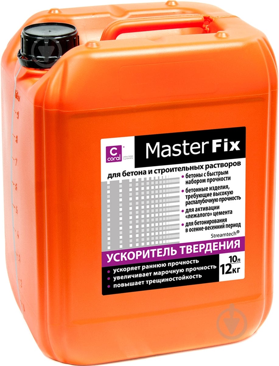 Ускоритель твердения Coral MasterFix 10 л - фото 1
