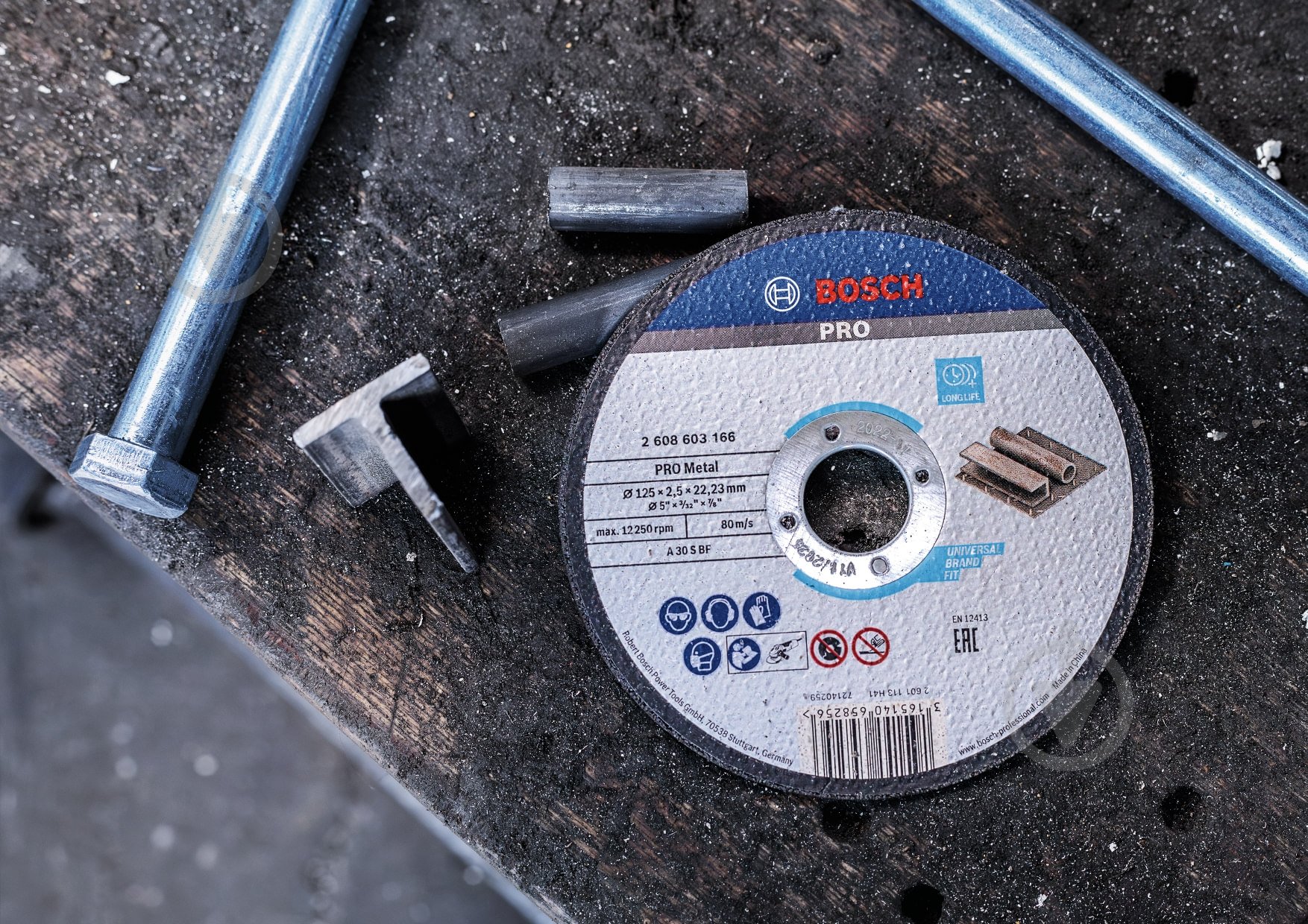 Круг відрізний Bosch 125х1,6x22,2 мм 2608600219 - фото 9