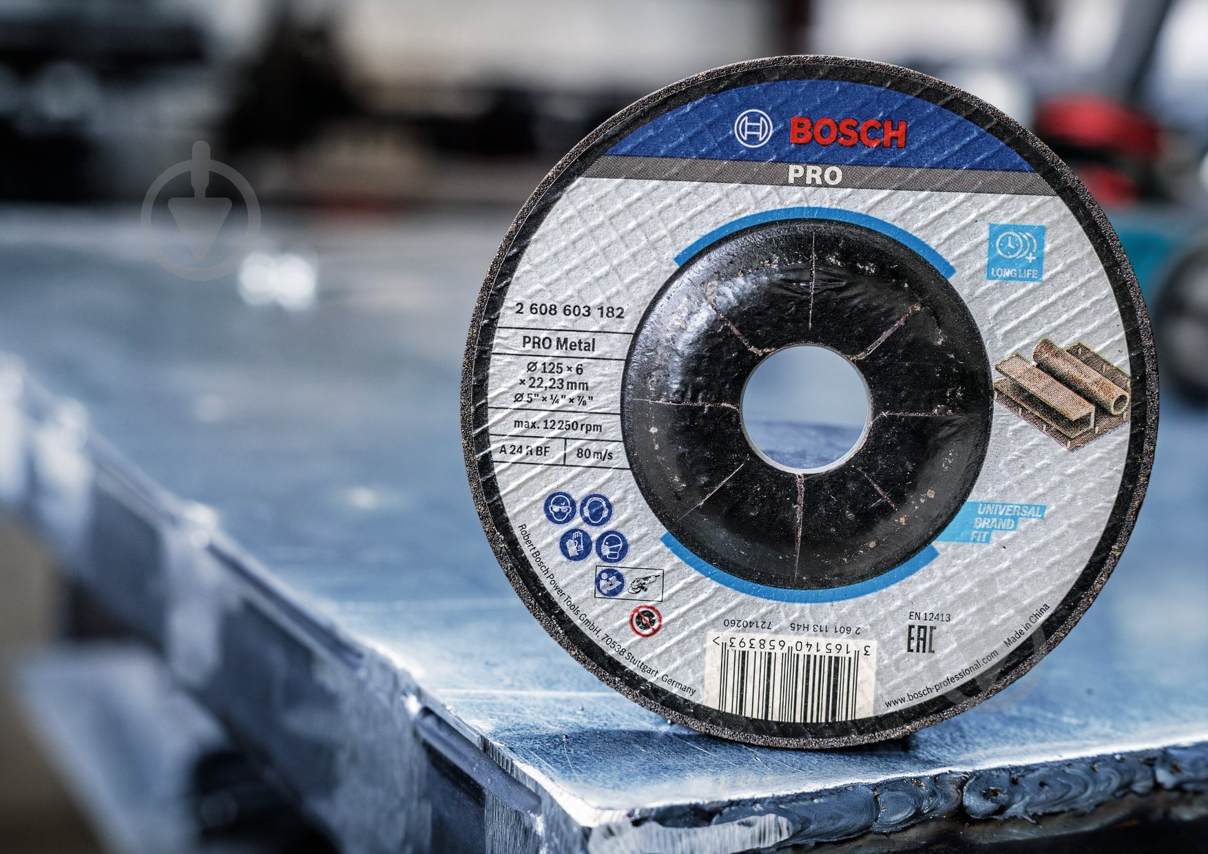Круг зачисний Bosch 125х6,0x22,2 мм 2608600223 - фото 6