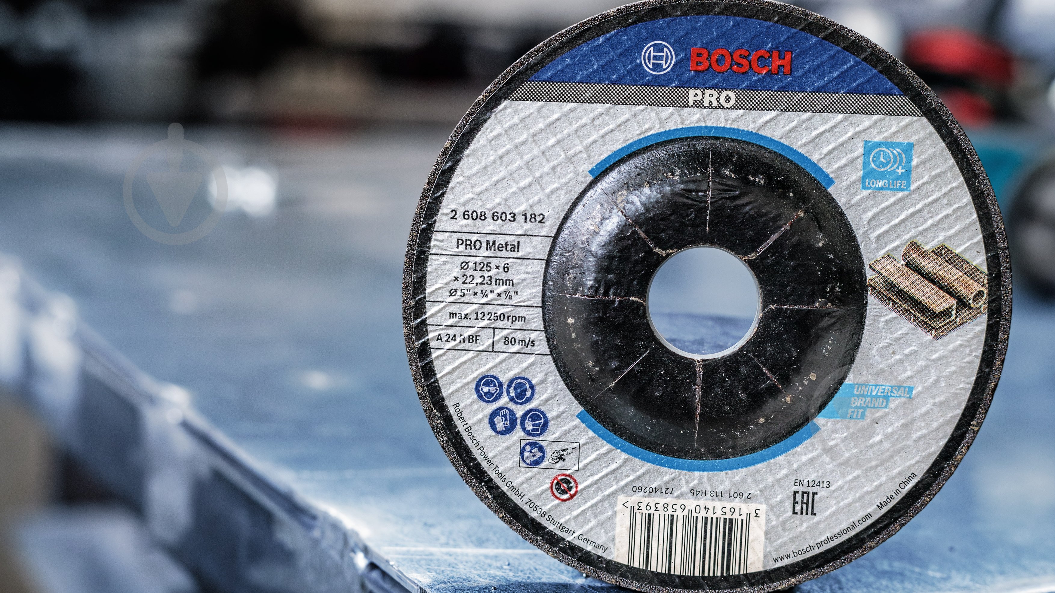 Круг зачисний Bosch 125х6,0x22,2 мм 2608600223 - фото 8