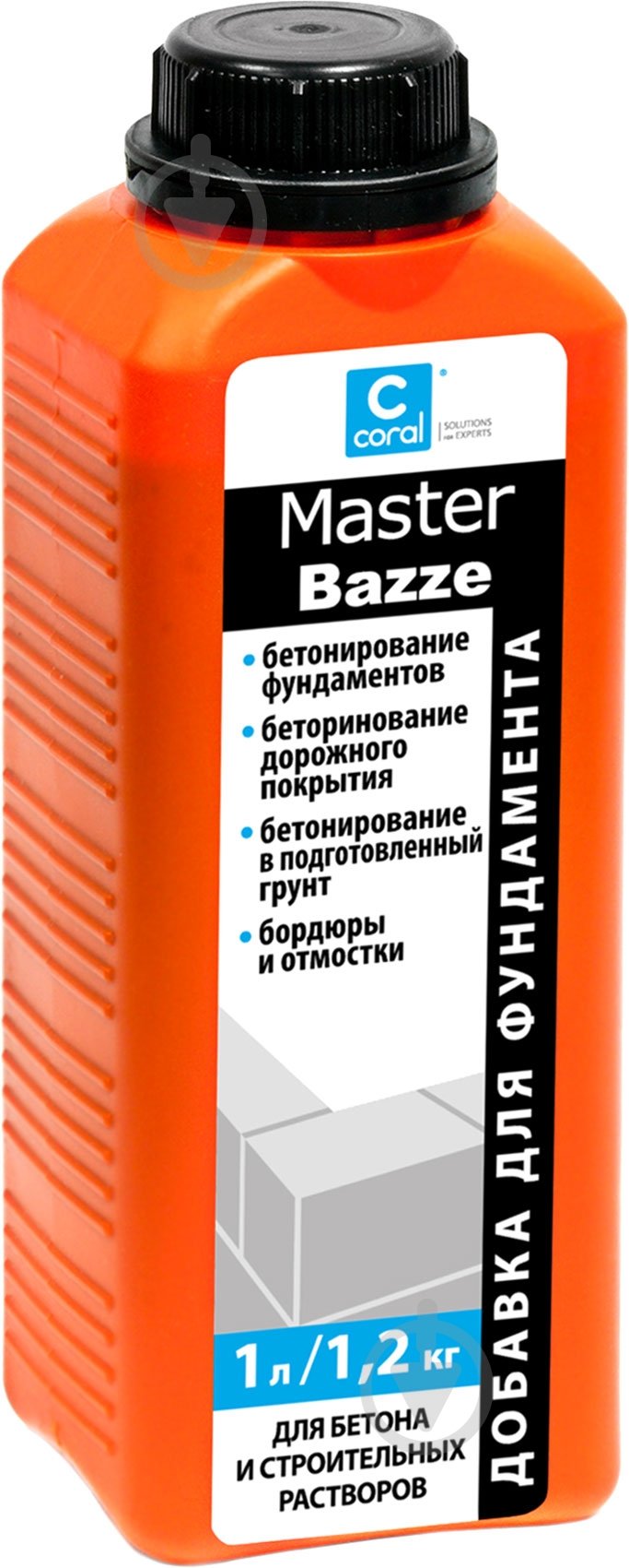 Добавка для фундамента Coral MasterBazze 1 л - фото 1