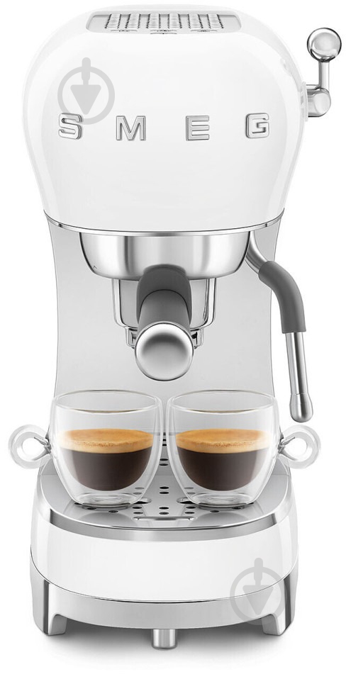 Кофеварка рожковая Smeg ECF02WHEU белый - фото 7 Кофеварка рожковая Smeg ECF02WHEU белый - фото 7