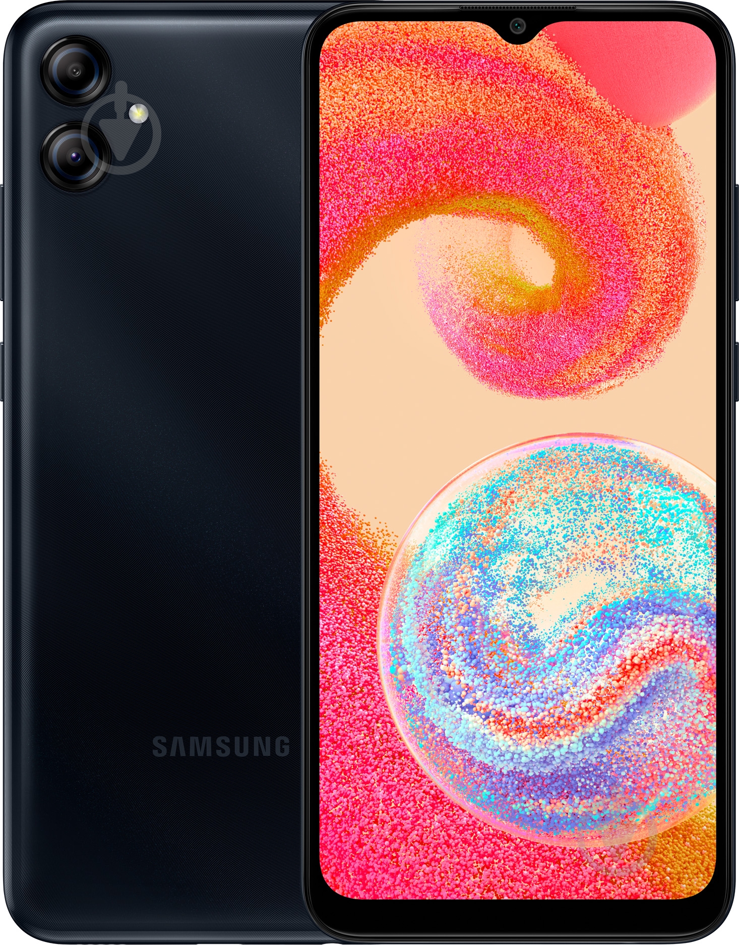 Смартфон Samsung Galaxy A04e 3/32GB black (SM-A042FZKDSEK) - фото 1 Смартфон Samsung Galaxy A04e 3/32GB black (SM-A042FZKDSEK) - фото 1