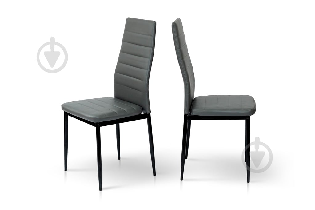 Стул обеденный Рио серый / черный - фото 2 Стул обеденный Рио серый / черный - фото 2