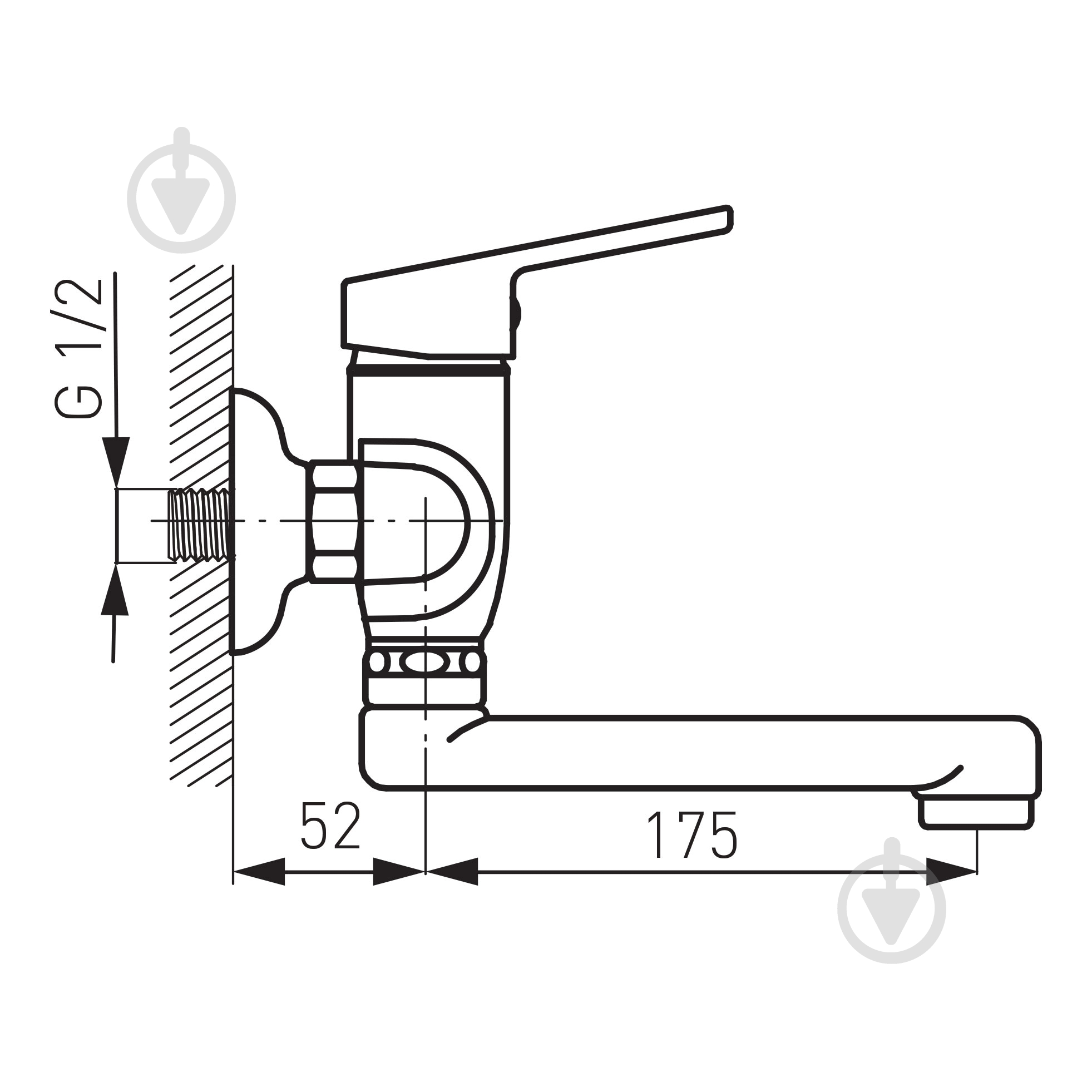 Смеситель для кухни Ferro Smile BSM3 - фото 2 Смеситель для кухни Ferro Smile BSM3 - фото 2