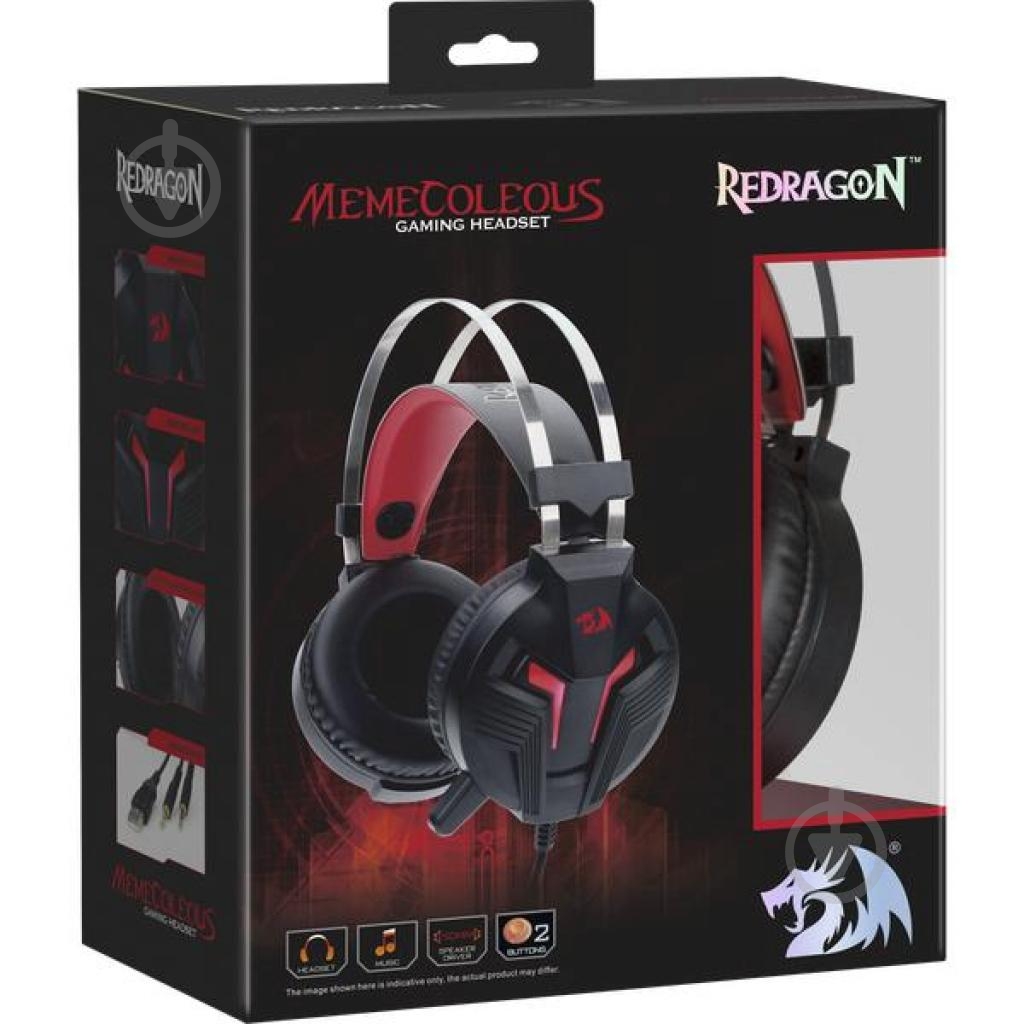 Гарнитура Defender Redragon Memecoleous black - фото 2