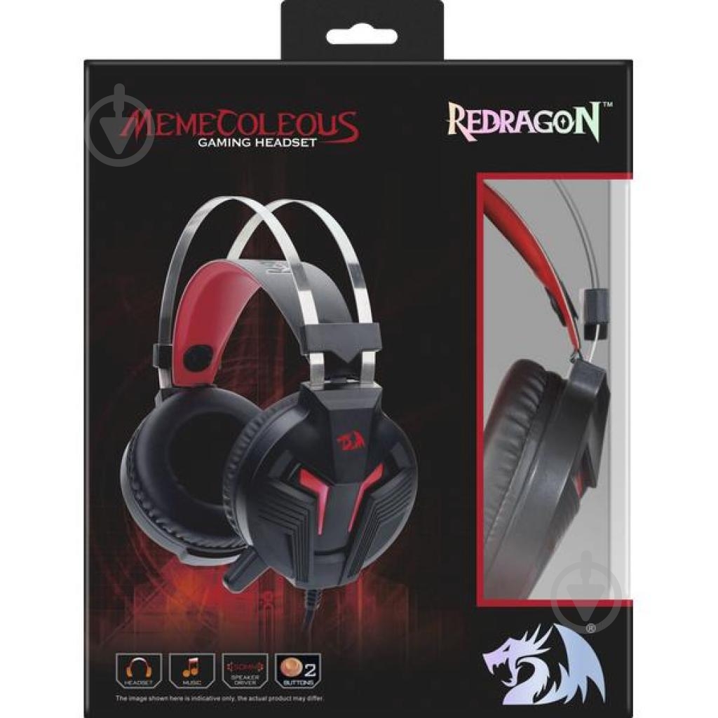 Гарнитура Defender Redragon Memecoleous black - фото 3