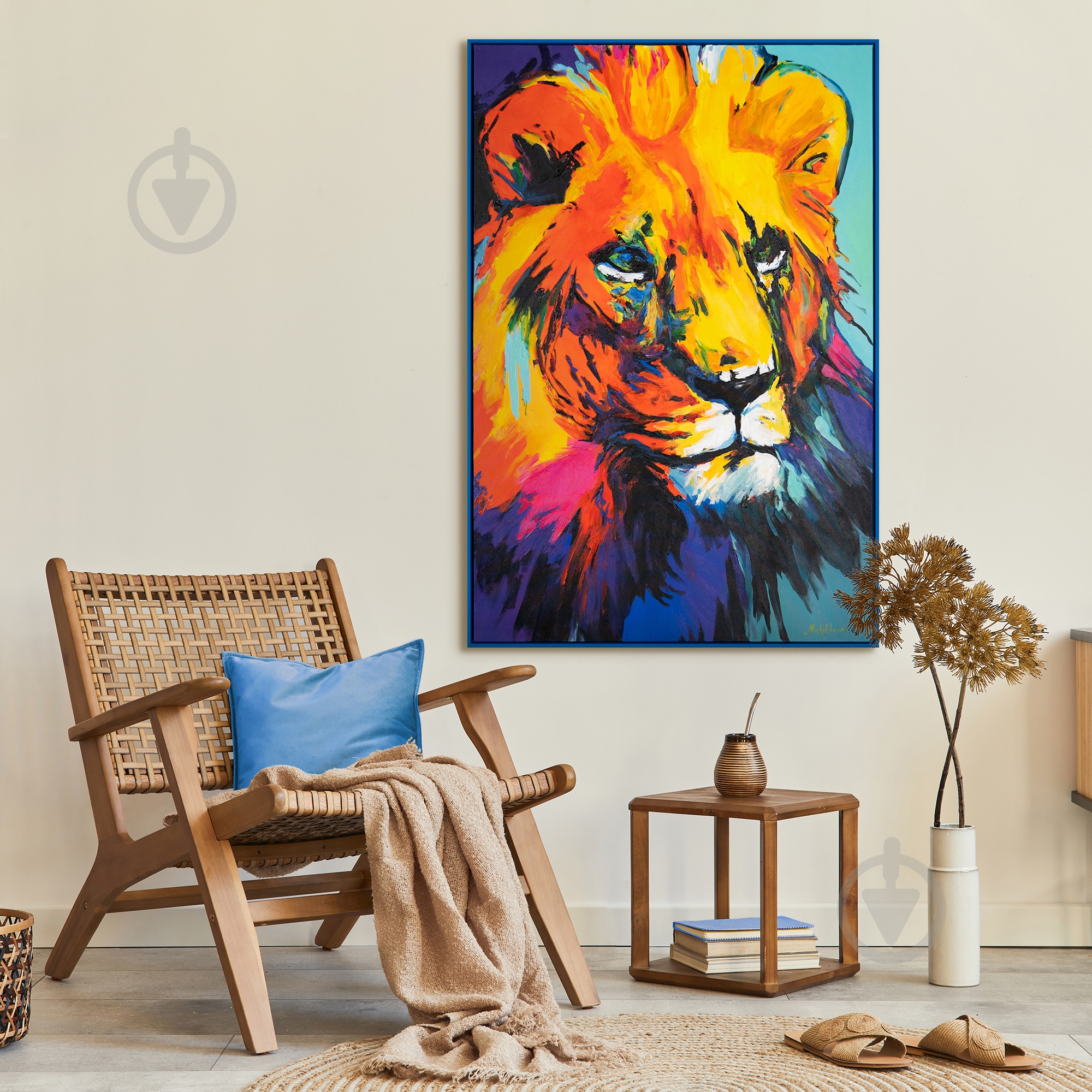 Картина Грация льва 100x140 см YS-Art - фото 6