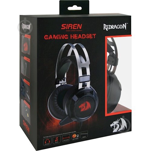 Гарнитура Defender Redragon Siren USB black - фото 5 Гарнитура Defender Redragon Siren USB black - фото 5