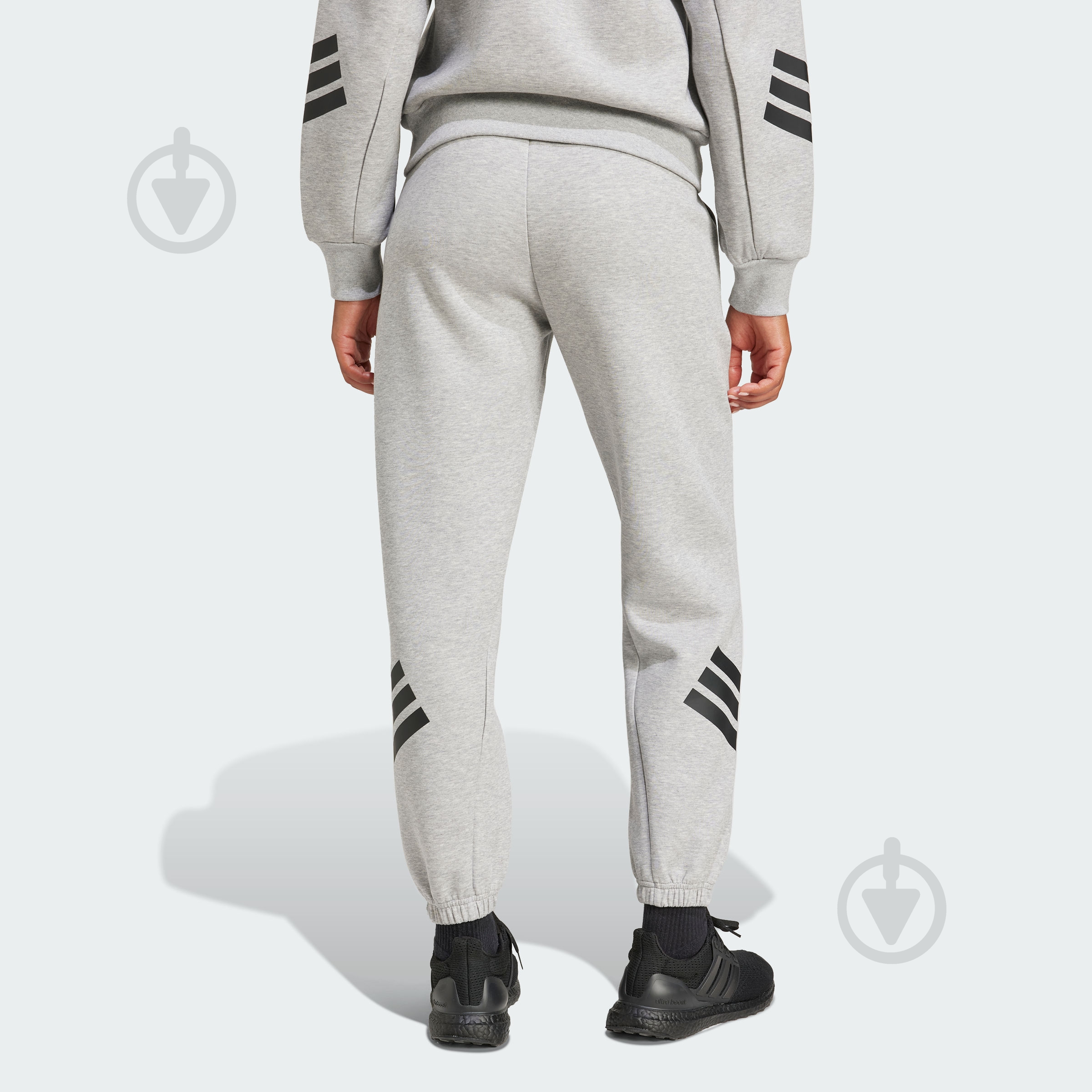 Штани Adidas W FI 3S REG PT JE0155 р. XL сірий - фото 2 Штани Adidas W FI 3S REG PT JE0155 р. XL сірий - фото 2