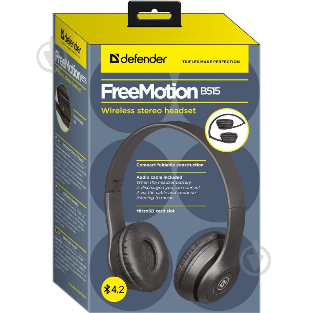 Наушники Defender FreeMotion B515 Bluetooth black - фото 4