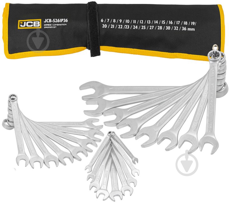 Набір ключів комбінованих JCB JCB-5261P36 - фото 4