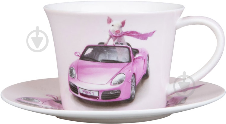 Чашка с блюдцем Lefard Маскарад 220 мл 924-311 - фото 1 Чашка с блюдцем Lefard Маскарад 220 мл 924-311 - фото 1