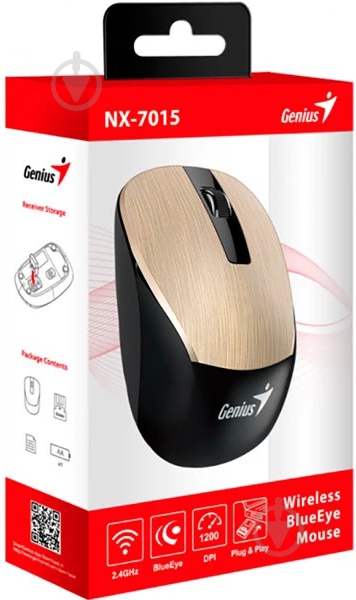 Миша Genius NX-7015 NP gold (31030019402) - фото 4