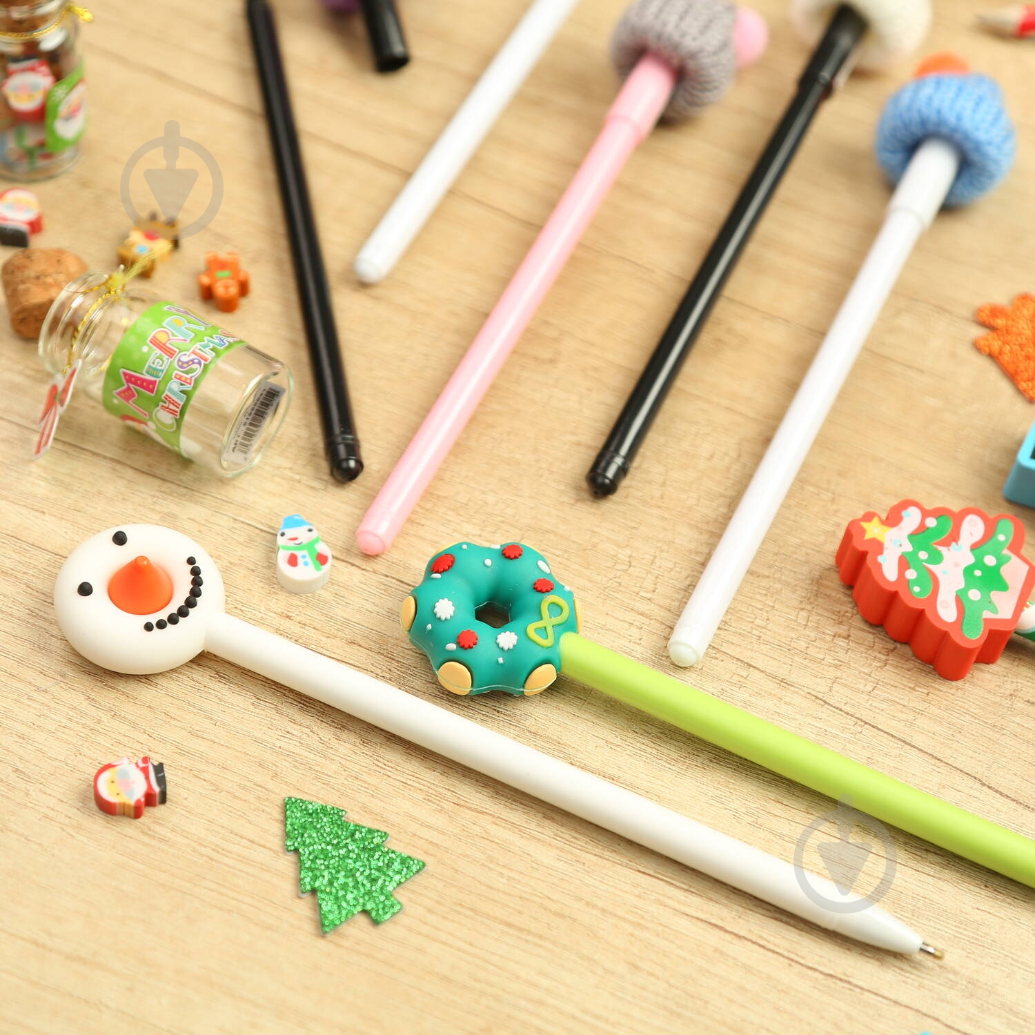 Ручка гелевая Снеговик - фото 5 Ручка гелевая Снеговик - фото 5