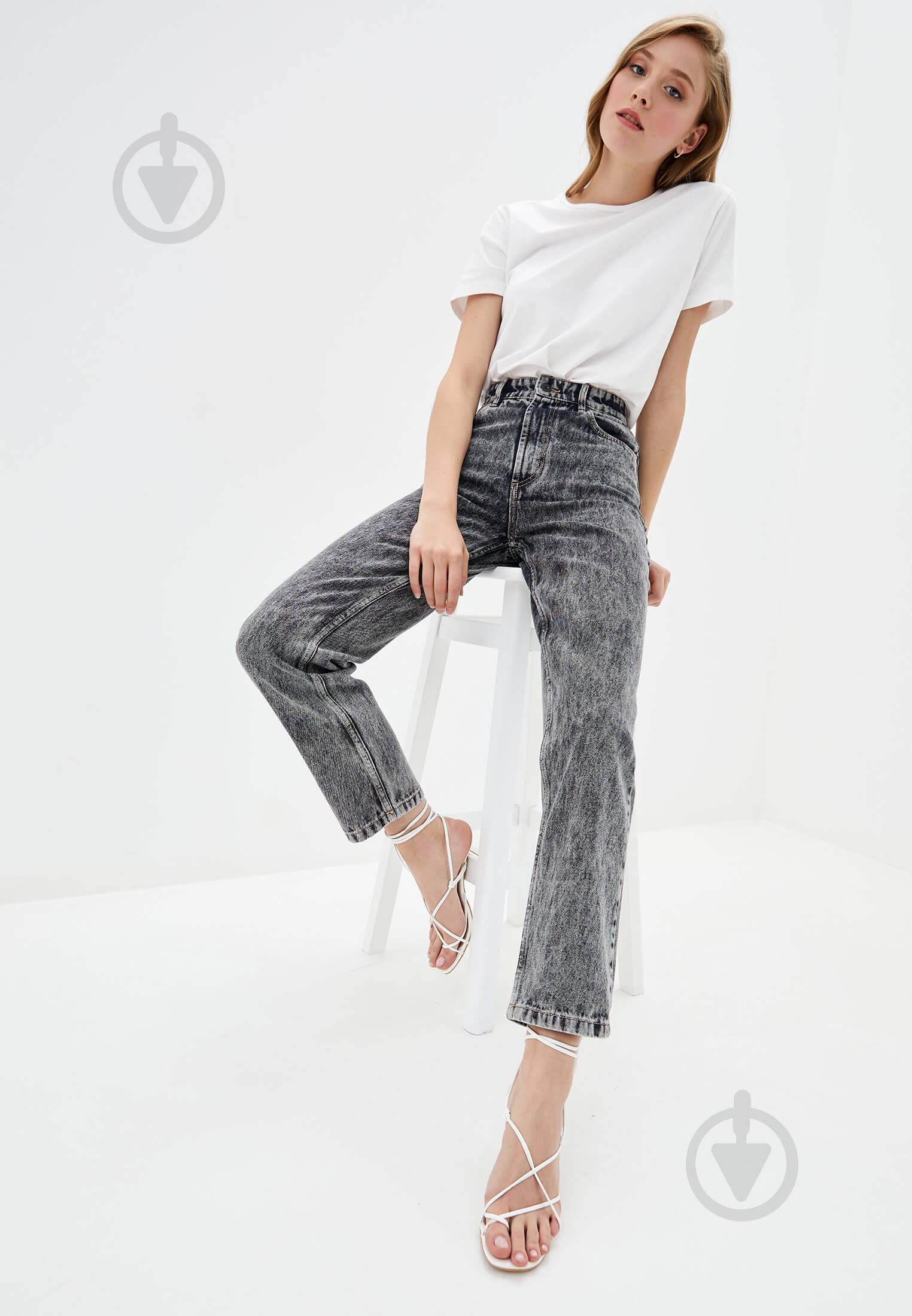 Джинсы Why Not Denim JSTR3 JSTR3 р. 30 серый - фото 3