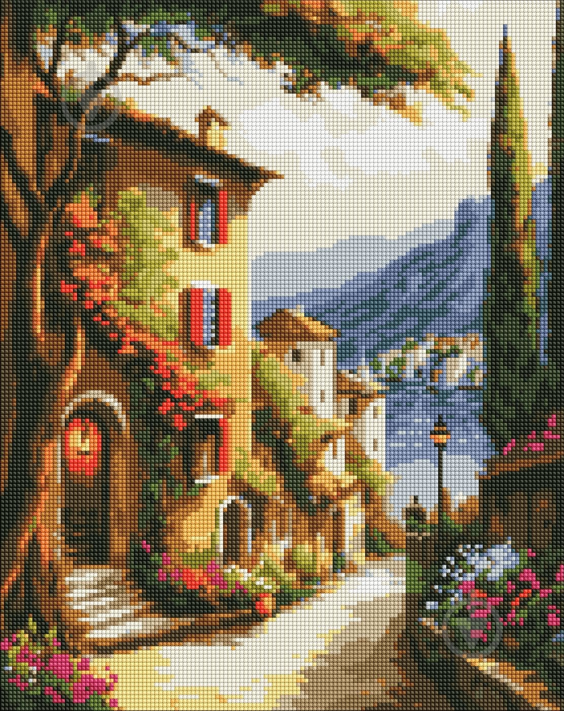 Алмазная мозаика Курортный городок Идейка - фото 1