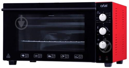 Электрическая мини-печь Artel MD 4218 E Red-Black - фото 1