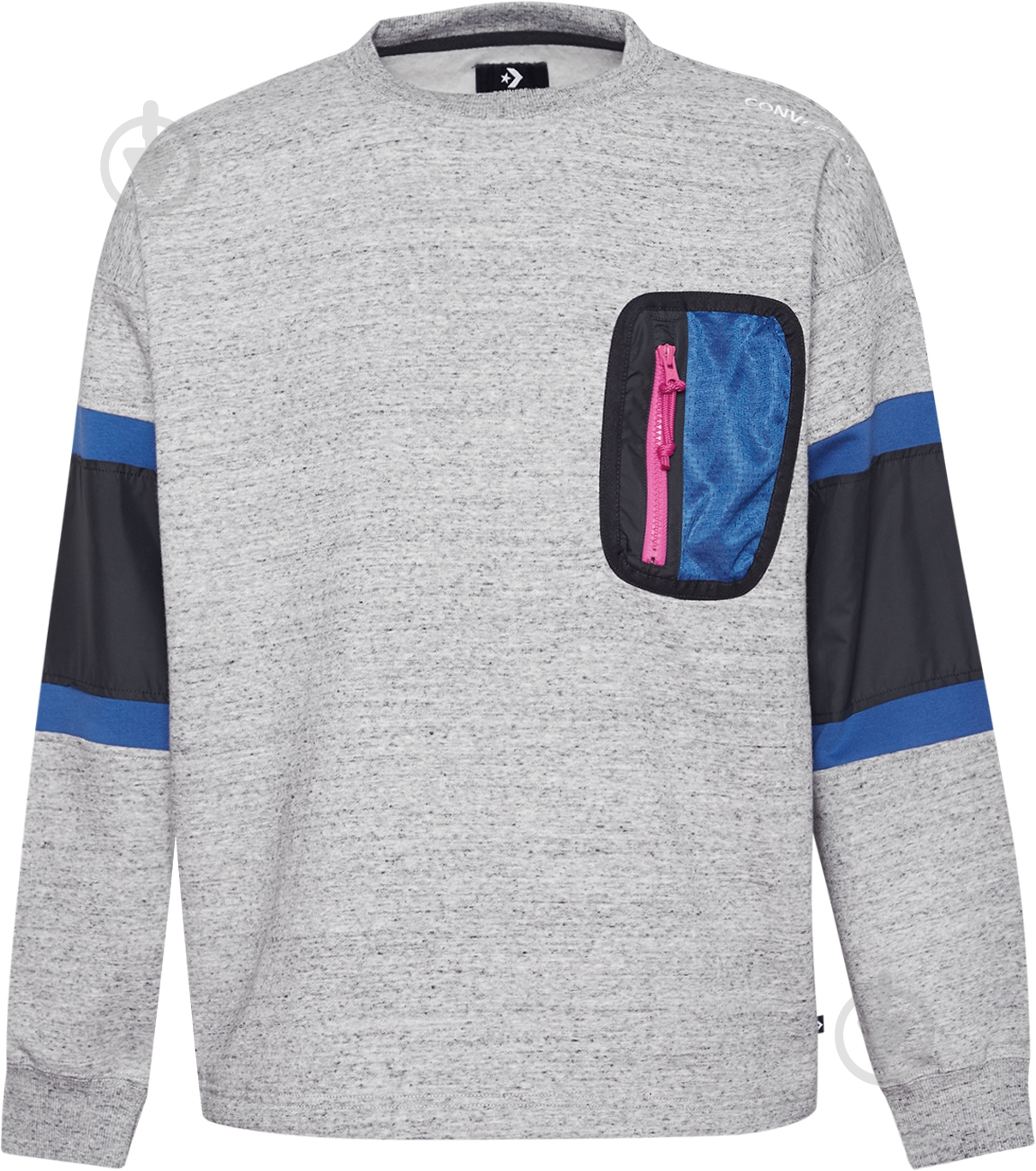 Свитшот Converse 10017908-080 р. L серый - фото 1