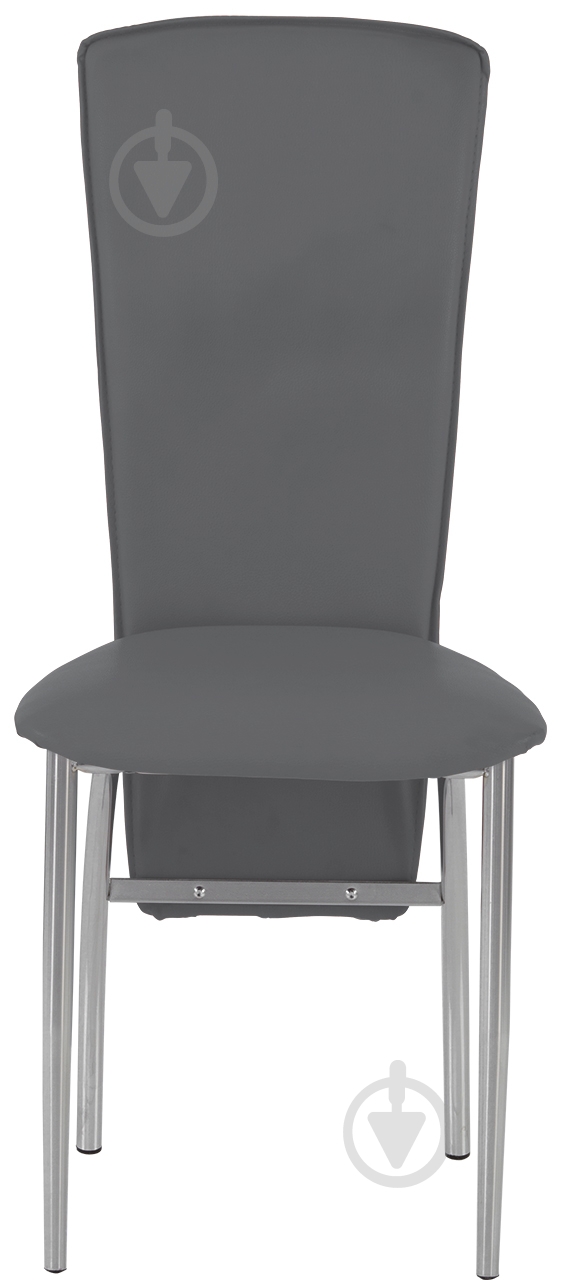 Стілець обідній Nowy Styl AMELY CHROME (BOX-4) V-2 сірий / хром - фото 2
