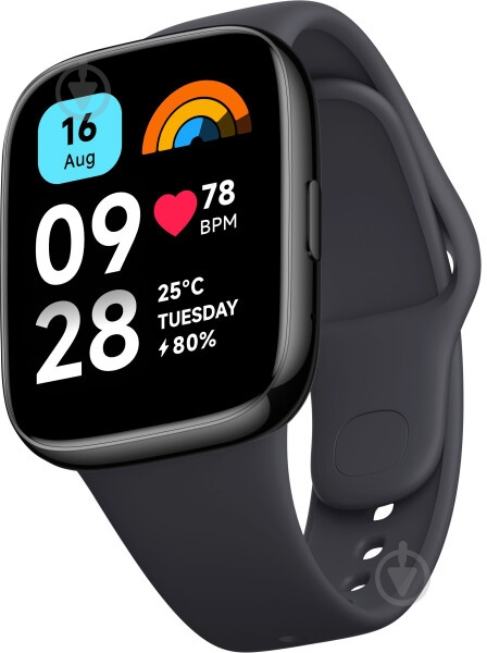 Смарт-часы Xiaomi Redmi Watch 3 Active black (995312) - фото 3 Смарт-часы Xiaomi Redmi Watch 3 Active black (995312) - фото 3