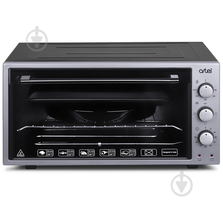 Электрическая мини-печь Artel MD 4816 Black-Grey - фото 1