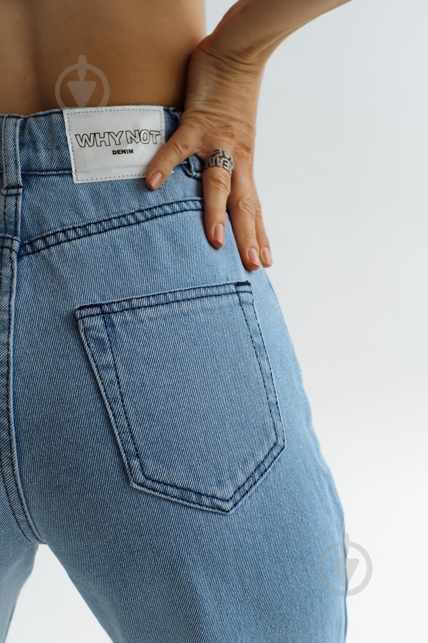 Джинси Why Not Denim JSTR4 JSTR4 р. 29 блакитний - фото 5