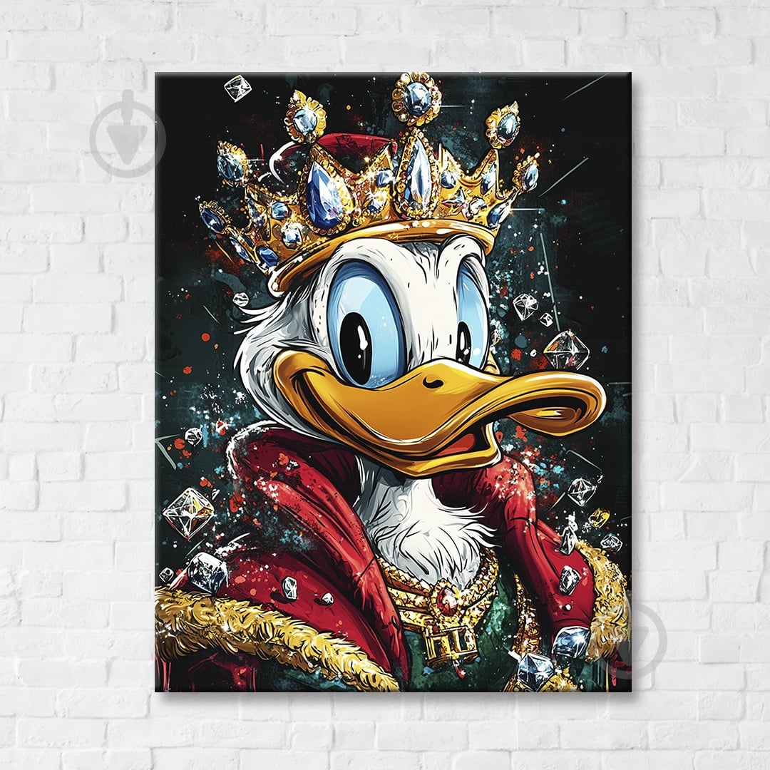 ᐉ Картина на холсте Королевский Дональд Дак 50x65 см Brushme