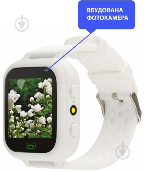 Смарт-часы детские AmiGo GO009 white (996385) - фото 4