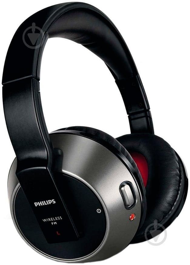 Наушники Philips SHC8535/10 Wireless black/silver - фото 1