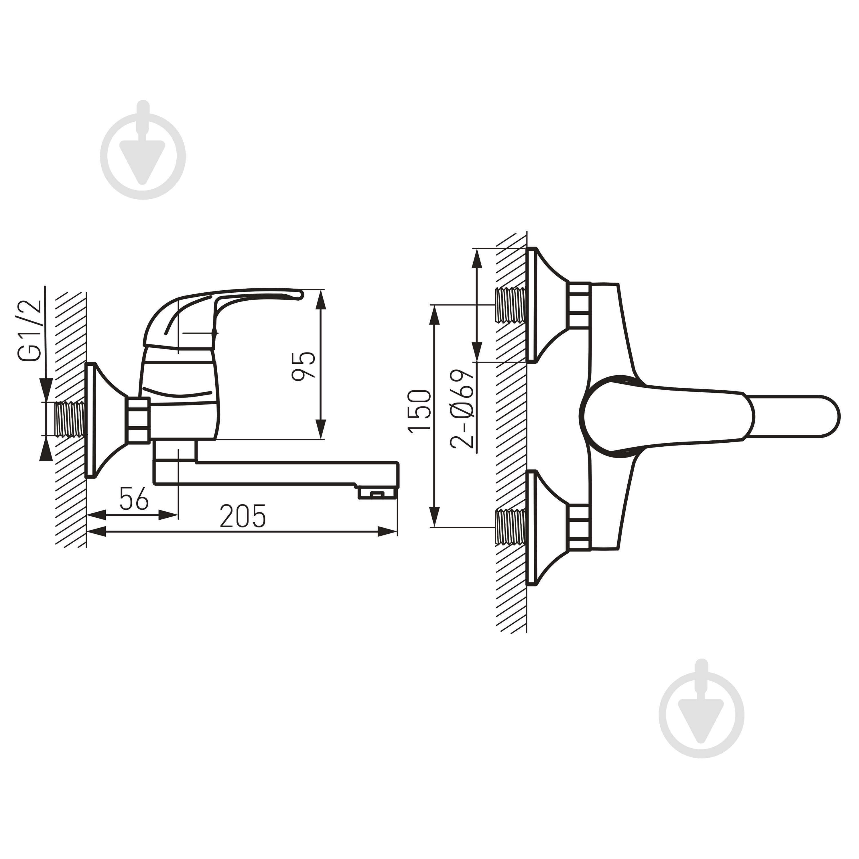 Смеситель для кухни Ferro Vasto BVA3 - фото 2