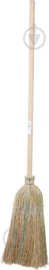 Метла сорго (веник) с черенком Лев, первый сорт - фото 1