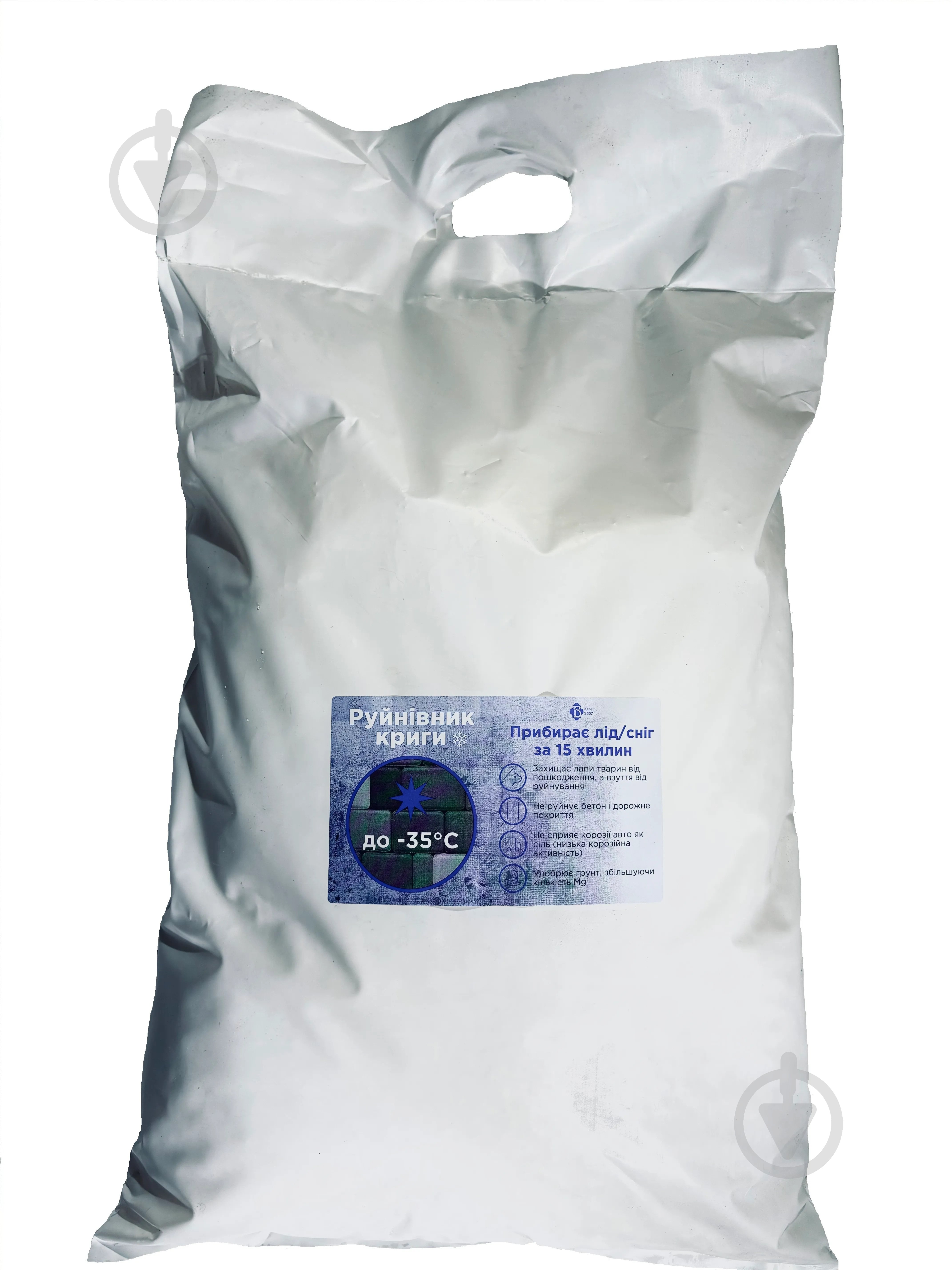 Противогололедный реагент Руйнівник Криги 10 кг - фото 1