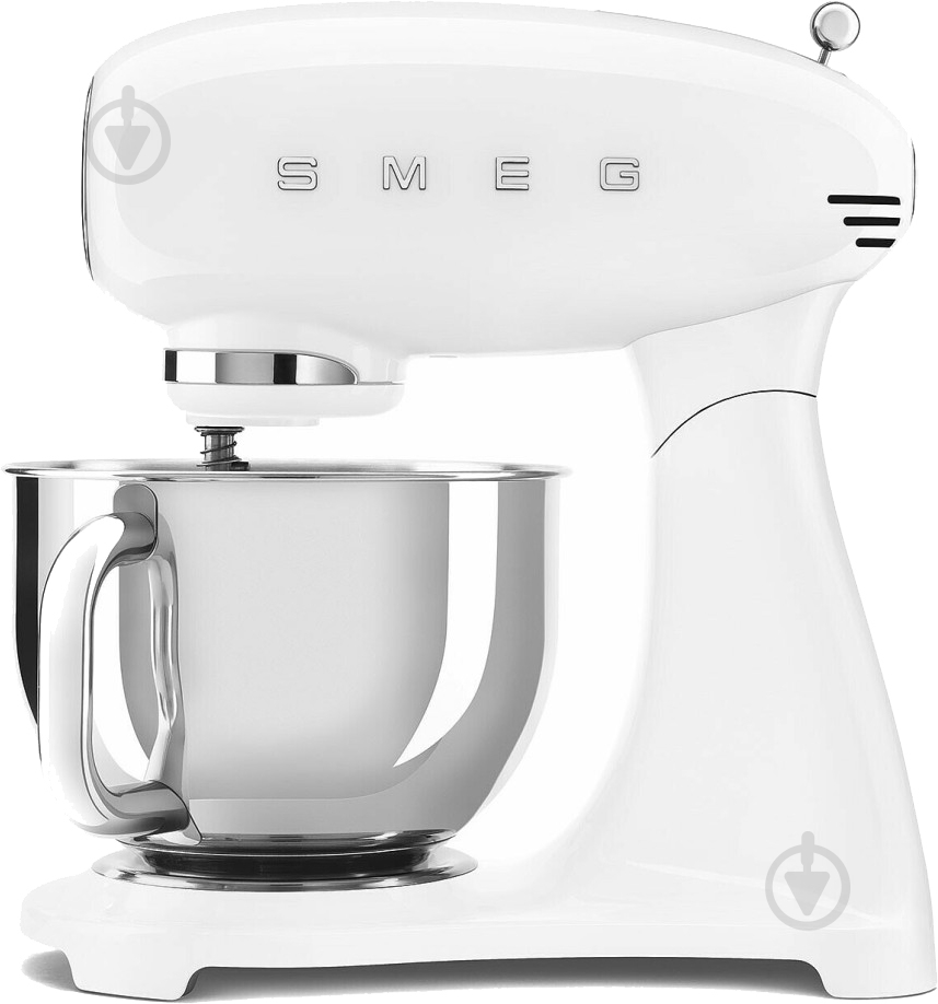 Миксер планетарный Smeg SMF03WHEU белый - фото 1 Миксер планетарный Smeg SMF03WHEU белый - фото 1