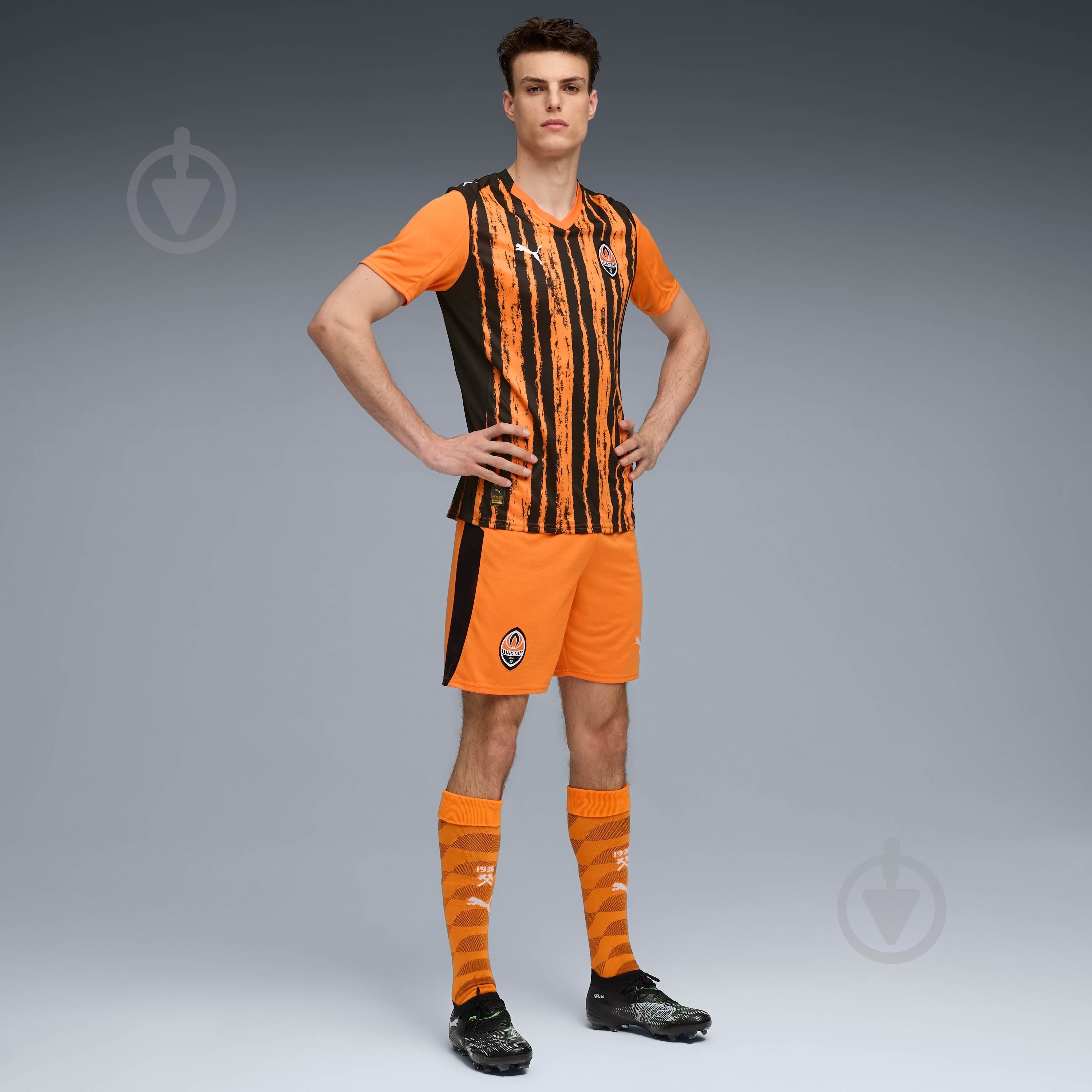 Шорты Puma FCSD Shorts Replica Rickie Orange-B 77972001 р. L оранжевый - фото 3