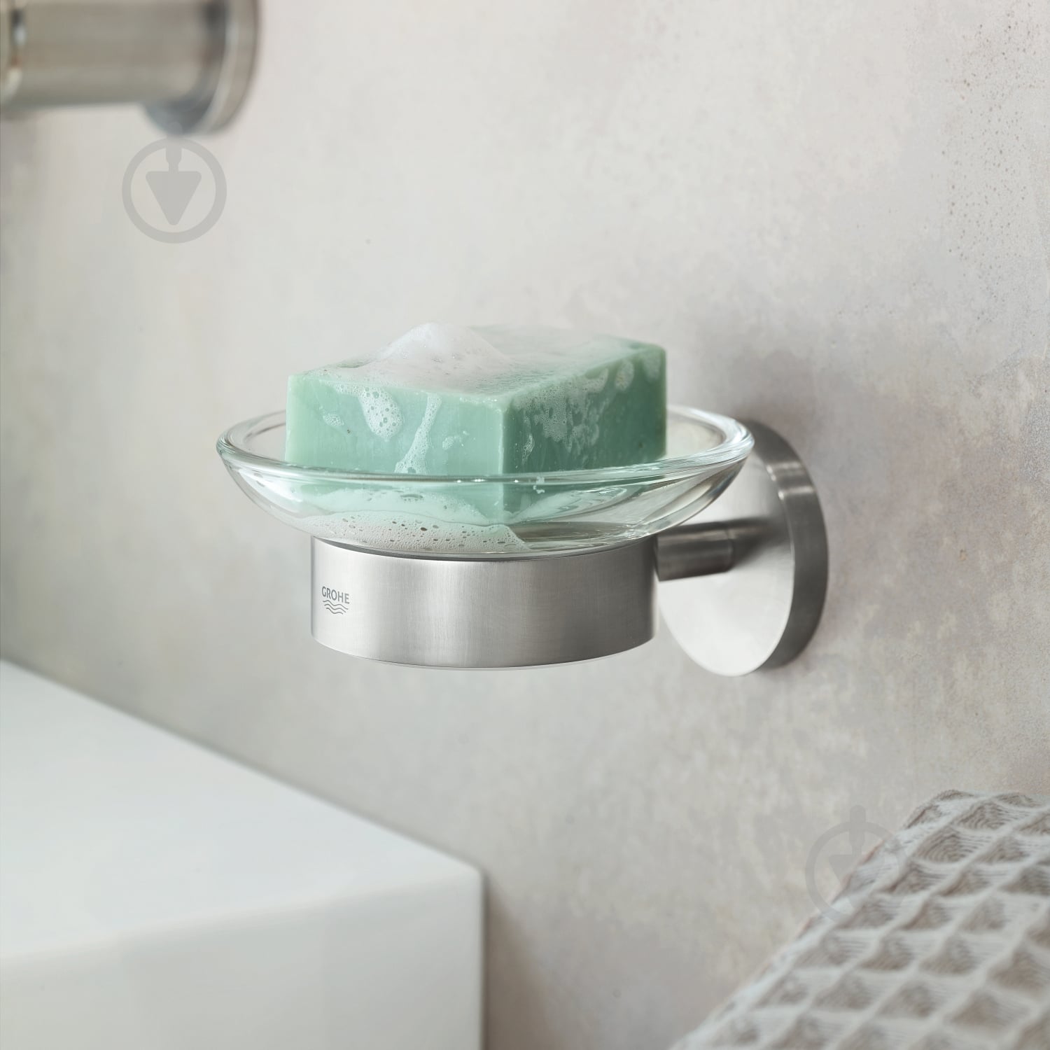 Мыльница Grohe без держателя QuickFix Start 41182000 (CV033481) - фото 6