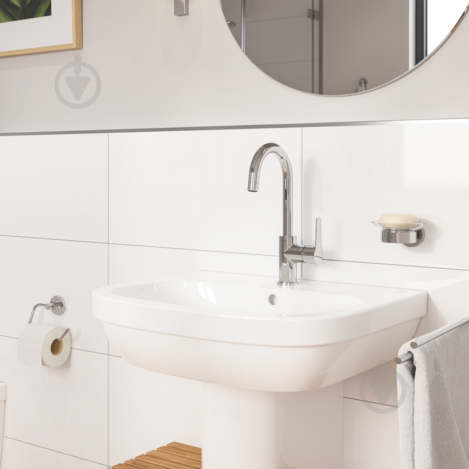 Мыльница Grohe без держателя QuickFix Start 41182000 (CV033481) - фото 7