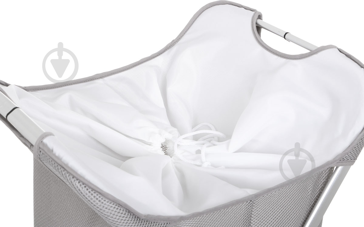 Корзина для белья Luna Basket(with cover)/Silver Gray - фото 3 Корзина для белья Luna Basket(with cover)/Silver Gray - фото 3