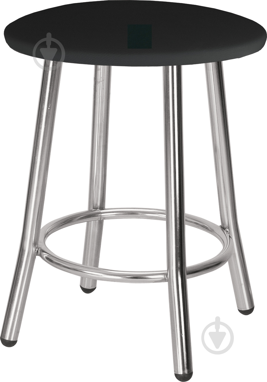 Табурет Nowy Styl TEDDY CHROME (BOX-4) V-4 чорний / хром - фото 1 Табурет Nowy Styl TEDDY CHROME (BOX-4) V-4 чорний / хром - фото 1