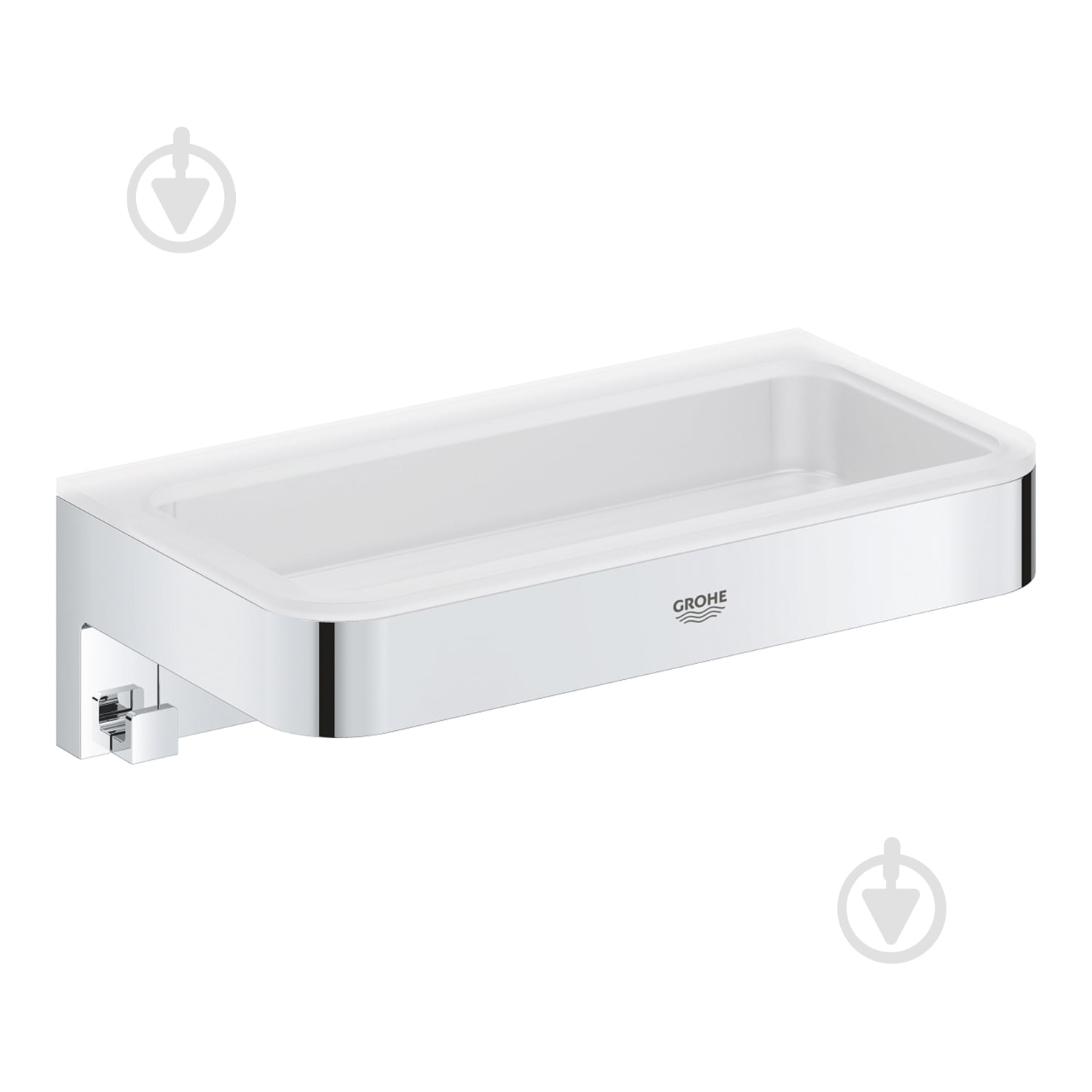 Полка Grohe QuickFix Start Cube з гачками 41107000 (CV035418) - фото 1