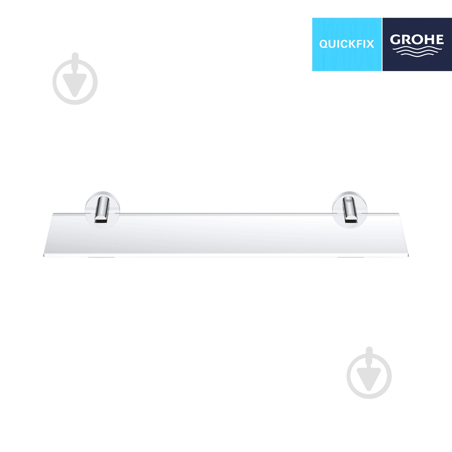 Полка стеклянная Grohe QuickFix Start 41202000 (CV034612) - фото 3