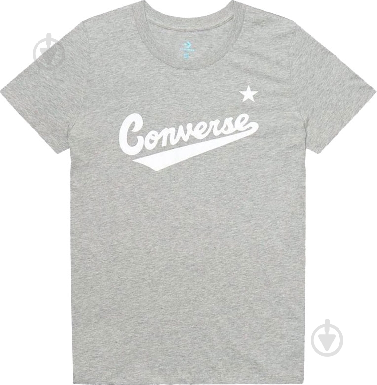 Футболка Converse 10018268-035 р.XS серый - фото 1 Футболка Converse 10018268-035 р.XS серый - фото 1