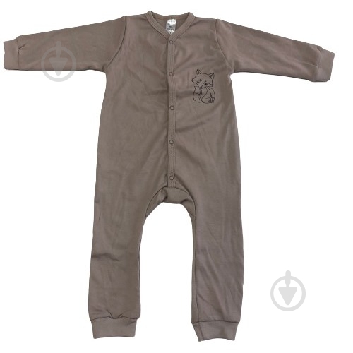 Комбинезон унисекс Bambinelli Кмб302-2 р.86 бежевый - фото 1