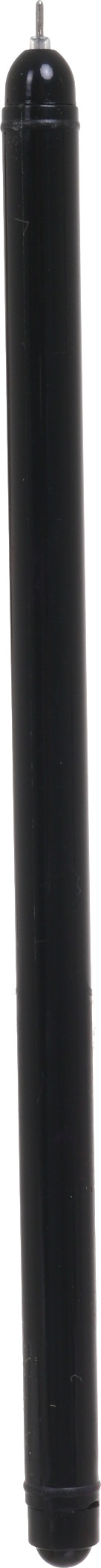 Ручка гелевая Бант с серым помпоном - фото 2